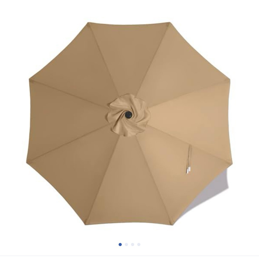 Tan Outdoor Patio Umbrella